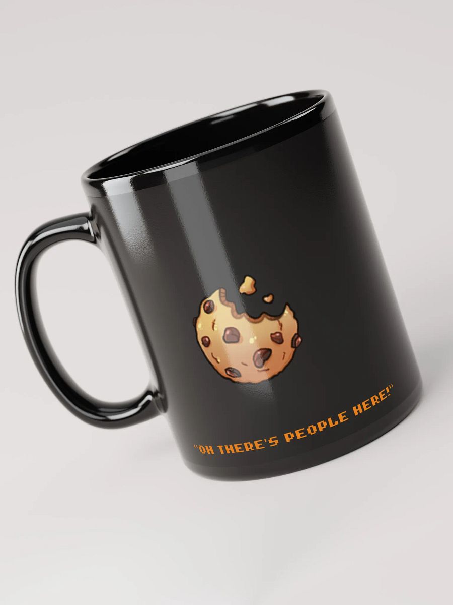 "OH There's people here!" Mug (all black) product image (5)