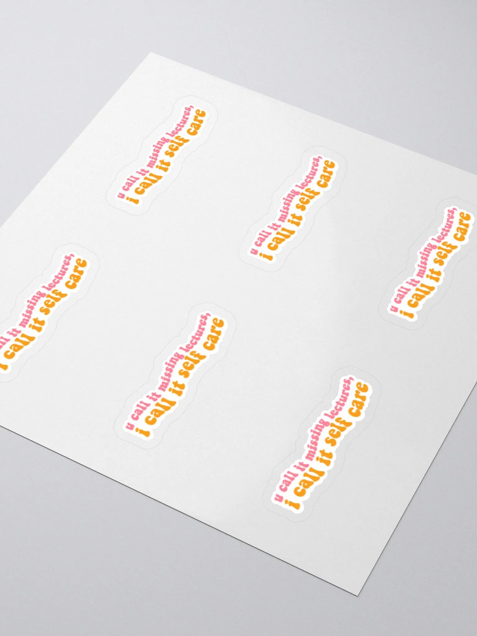 Self Care Sticker (MEDIUM Sheet) product image (3)