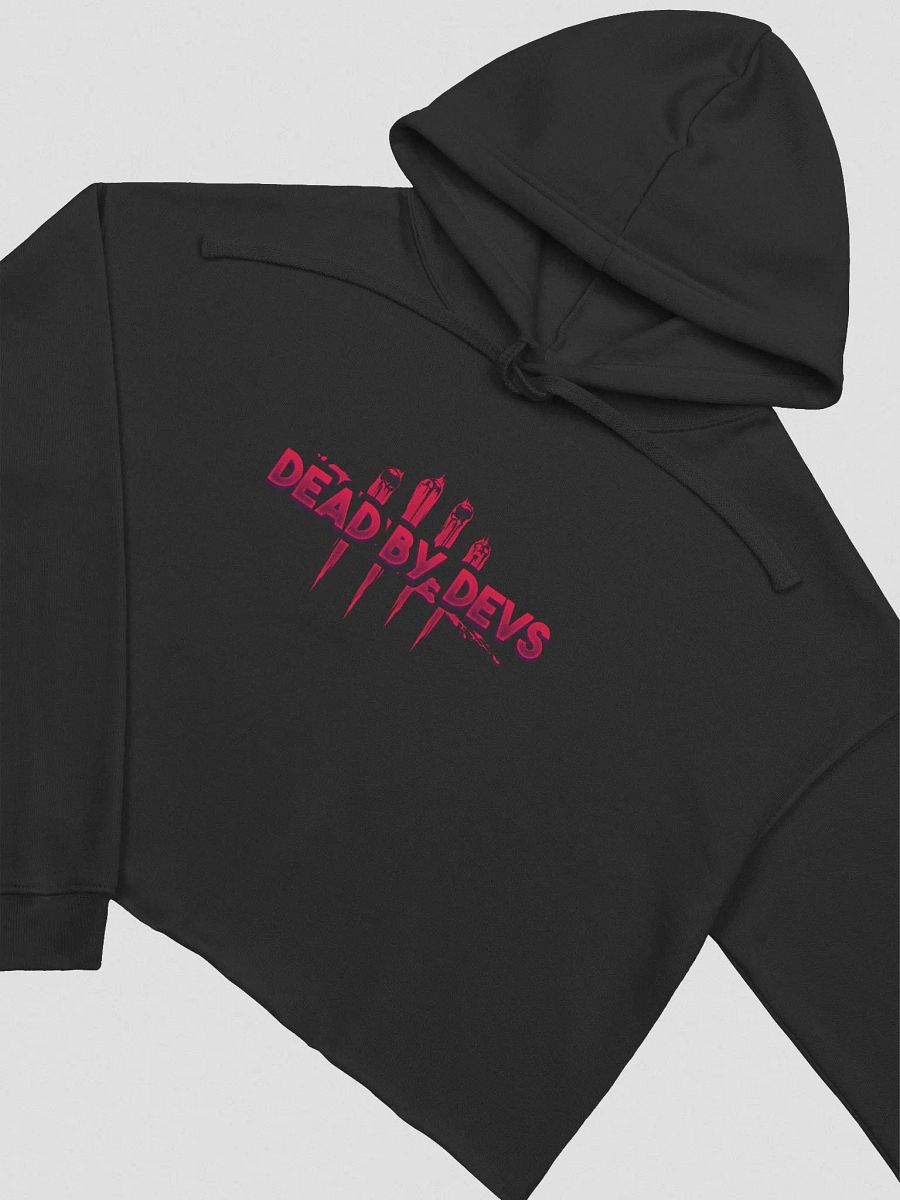 DEAD BY DEVS | CUSTOM PRINT CROP HOODIE product image (3)