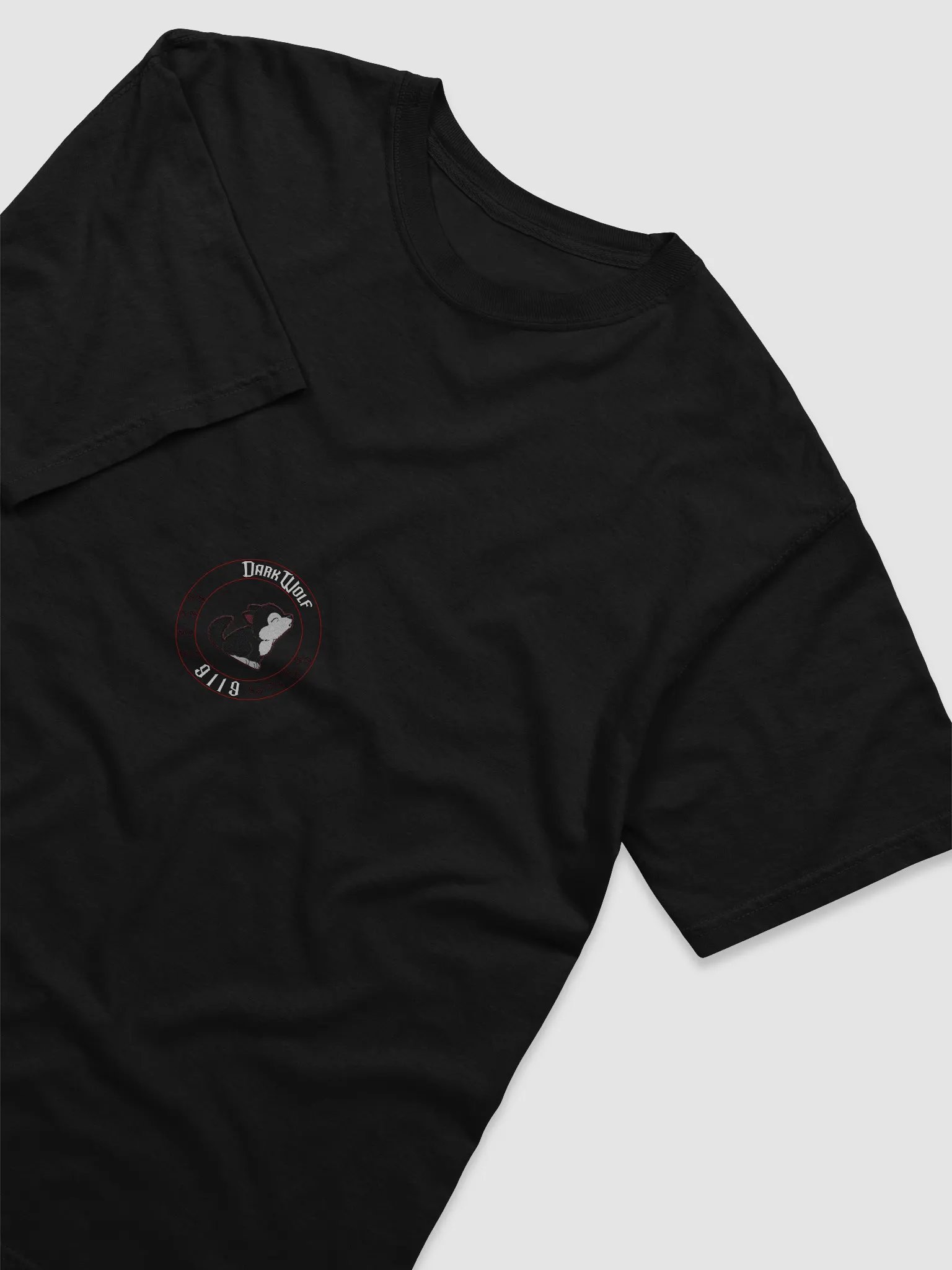Dark Wolf Embroidered T-Shirt product image (3)