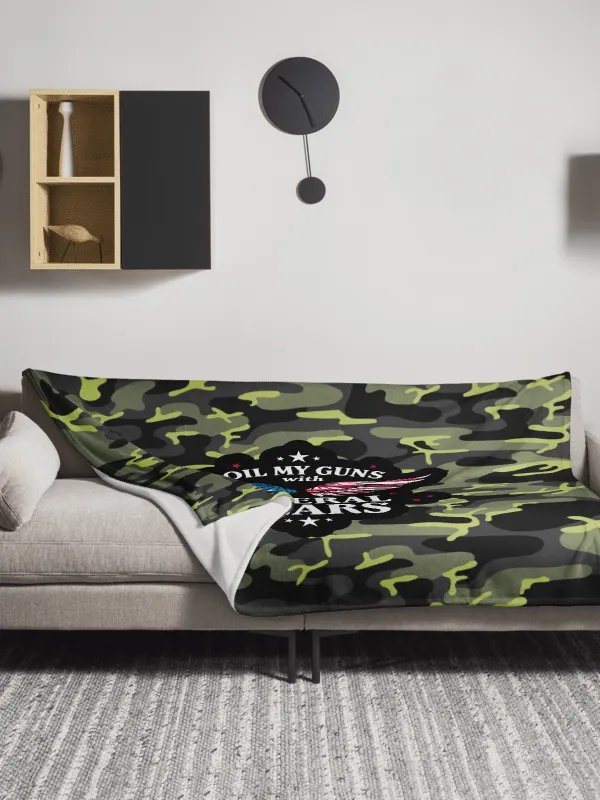 Throw Blanket: Liberal Tears Gun Oil product image (1)