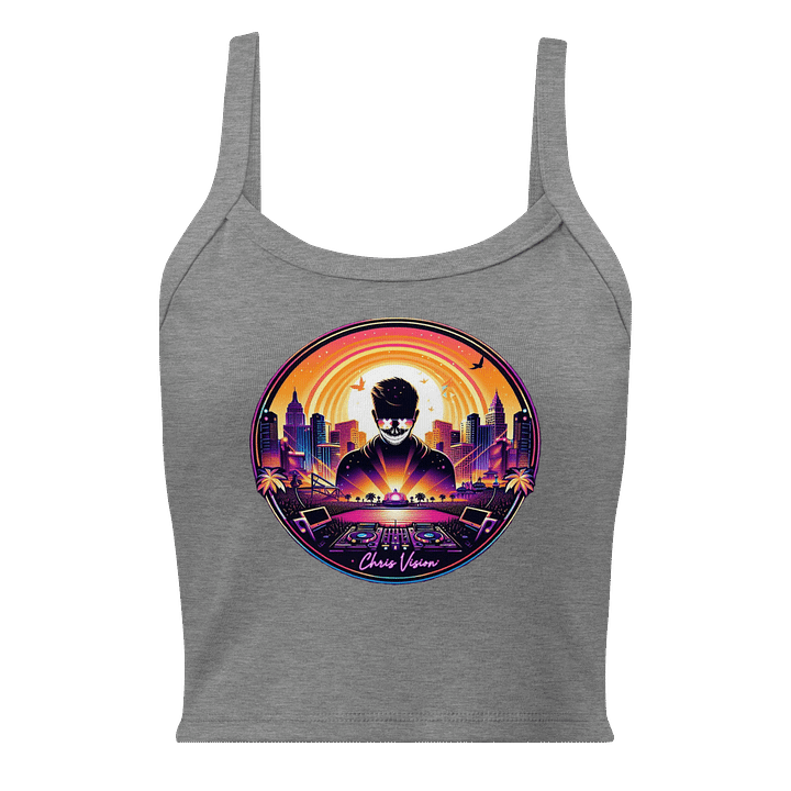 Sunset DJ Silhouette Tank product image (3)