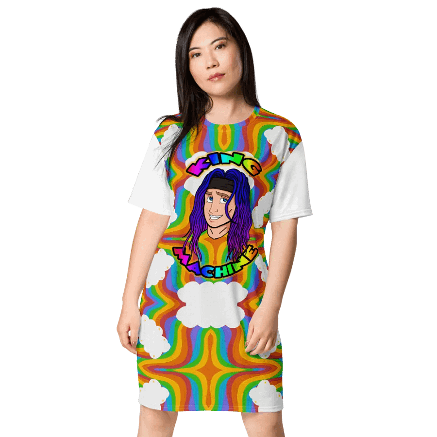 Rainbow King tee shirt Dress product image (1)