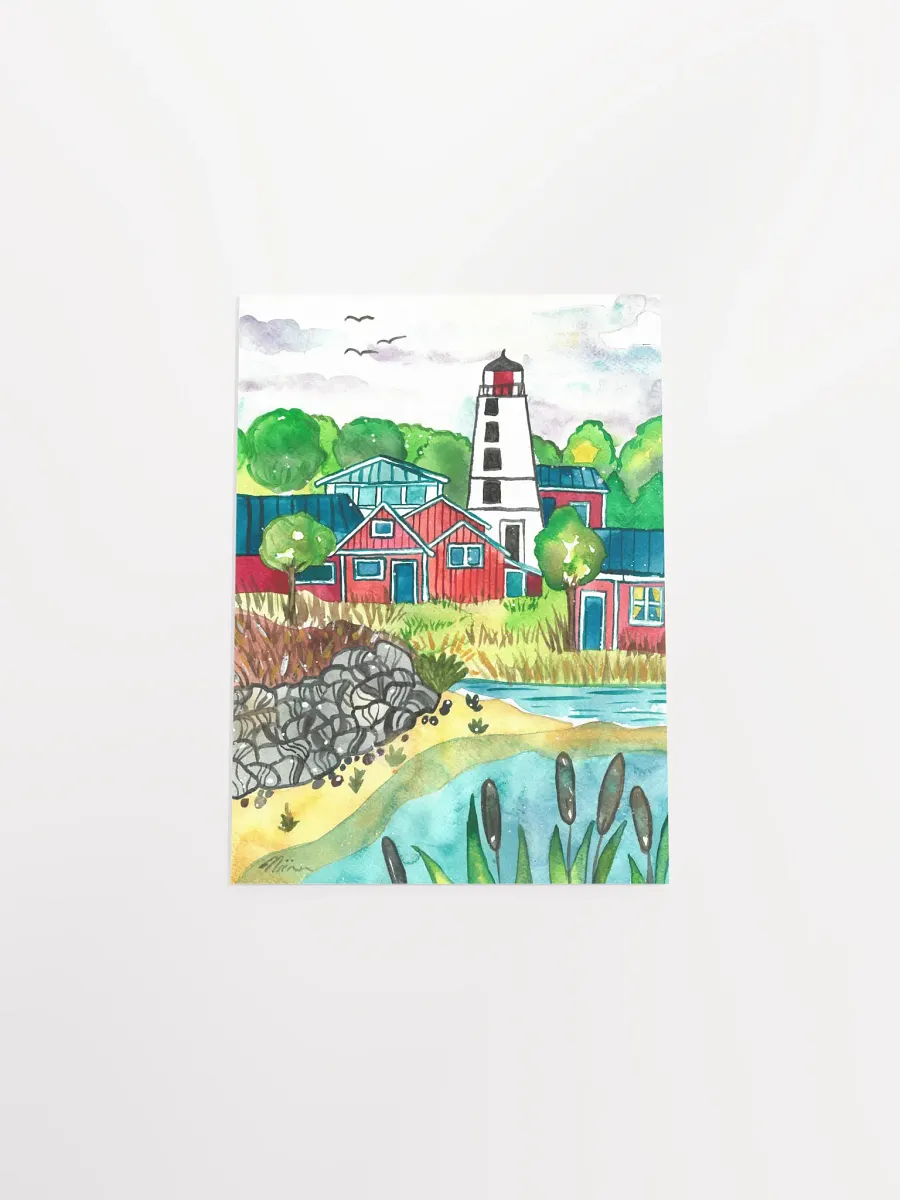 Fishing Village Art Print product image (4)