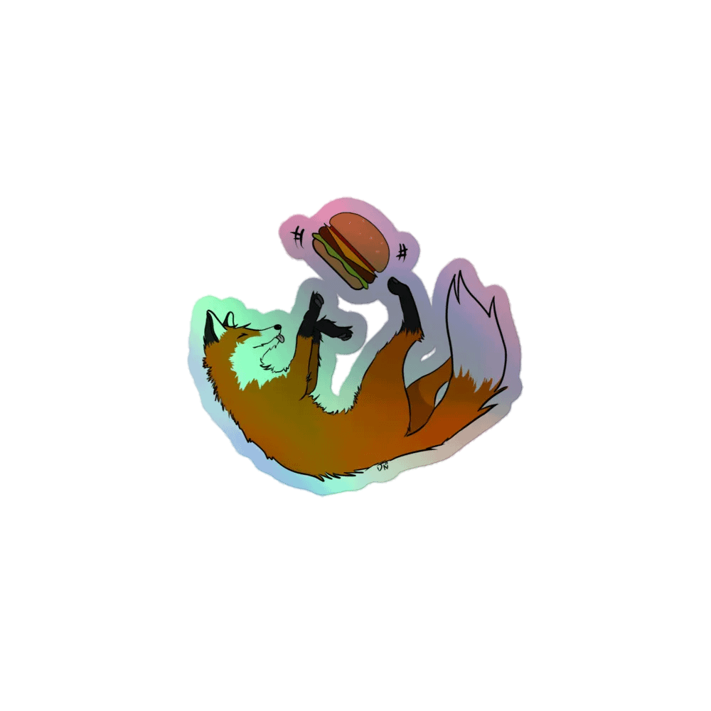 Benjamin Burger Holographic Sticker product image (1)