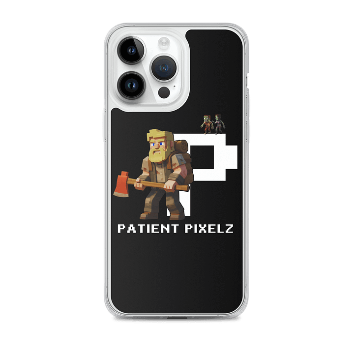 Patient PixelZ P Logo iPhone® MagSafe® Case (Black) product image (2)