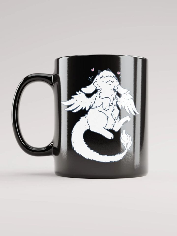 Sunza Smiles Glossy Black Mug product image (1)