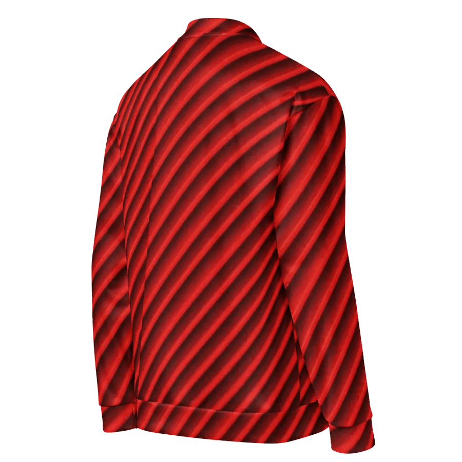 Crimson Currents Bomber Jacket product image (5)