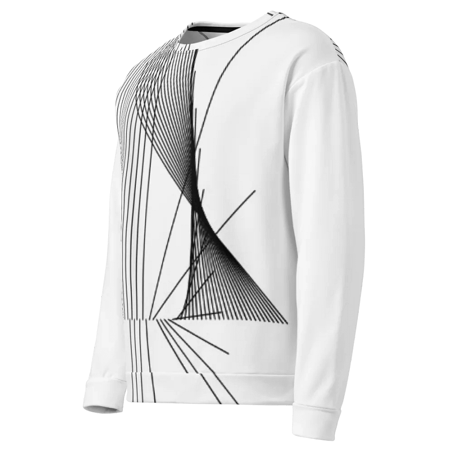 Vertical Symmetry Geometric Fusion Unisex Sweatshirt product image (5)