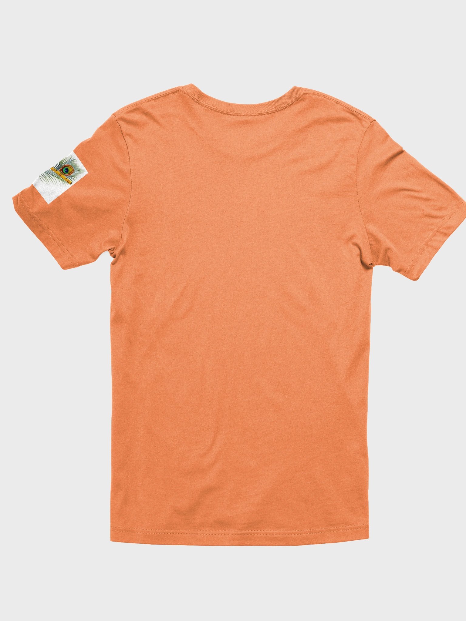 Peacock Serenade Wooden Flute T-shirt product image (4)