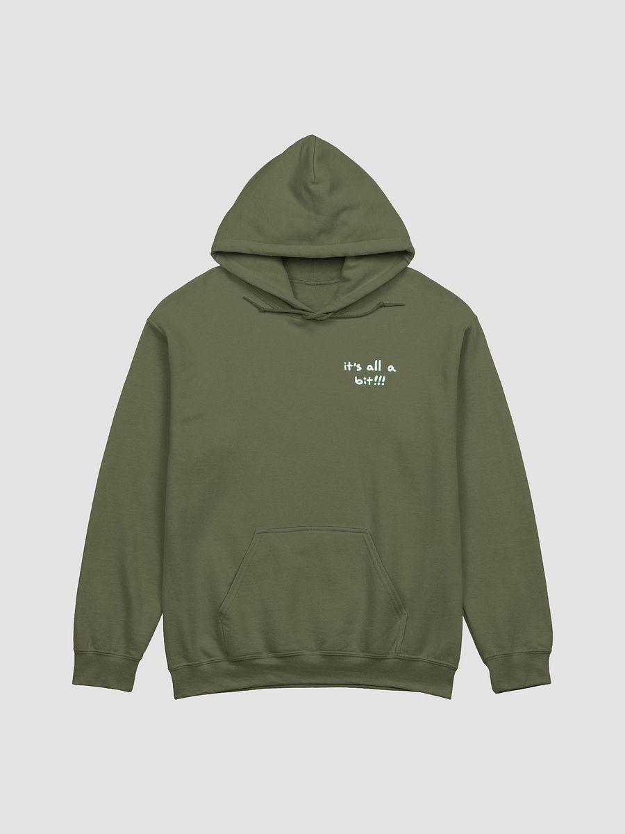 “It’s all a bit!!!” (sm. lined design, #527453) classic hoodie product image (50)