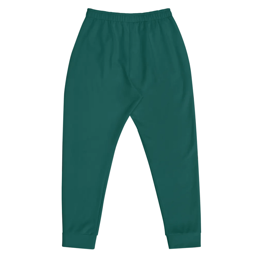 Plain Dark Green True Summer Recycled Polyester Premium Men's Joggers by Treasure Pie product image (5)