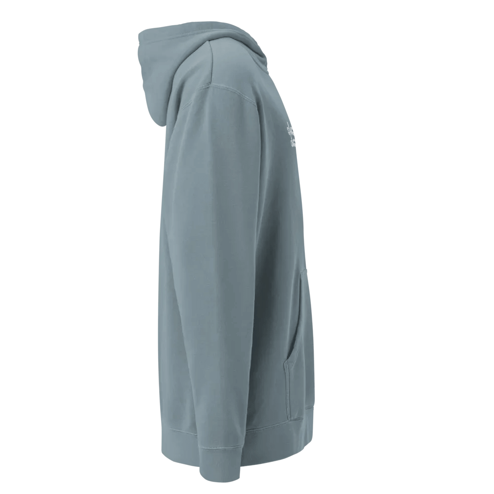 Stone Embroidered 'Slow Down' Pigment-Dyed Hoodie product image (9)