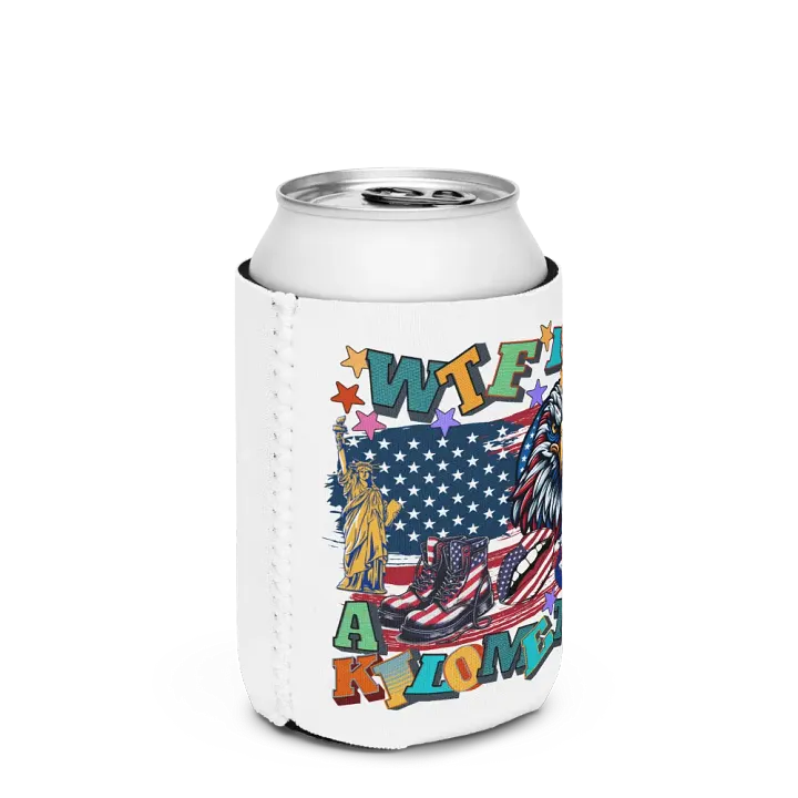 WTF Is A Kilometer American Eclectic Can Cooler product image (3)