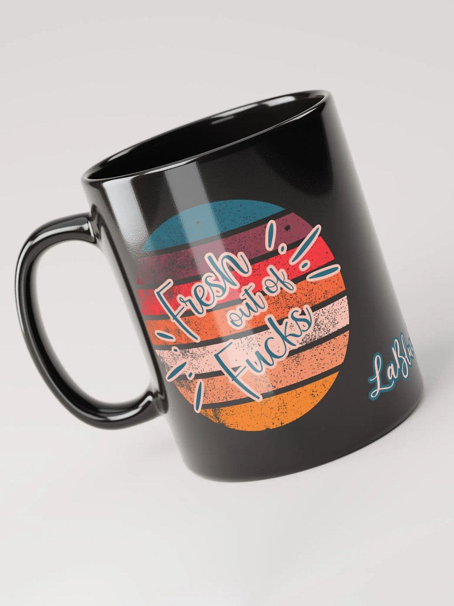 Dahlia FoF mug, Black (alt design) product image (4)