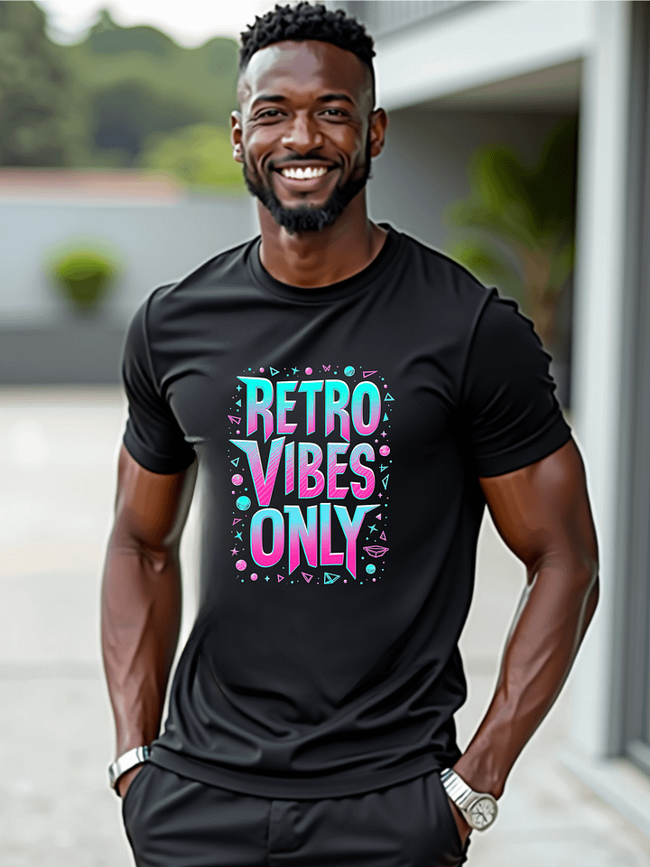 Retro Vibes Gradient T-Shirt product image (1)
