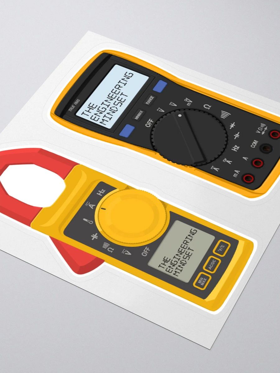 Clamp meter and miltimeter - stickers product image (3)
