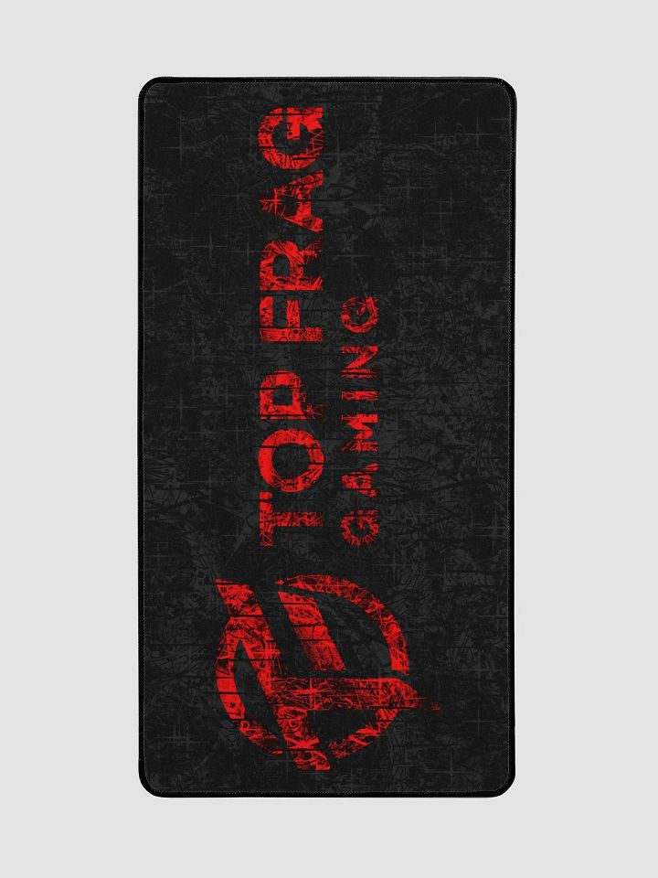 TopFrag™ Red Blended Logo Desk Mat 15.5" x 31.5" product image (2)