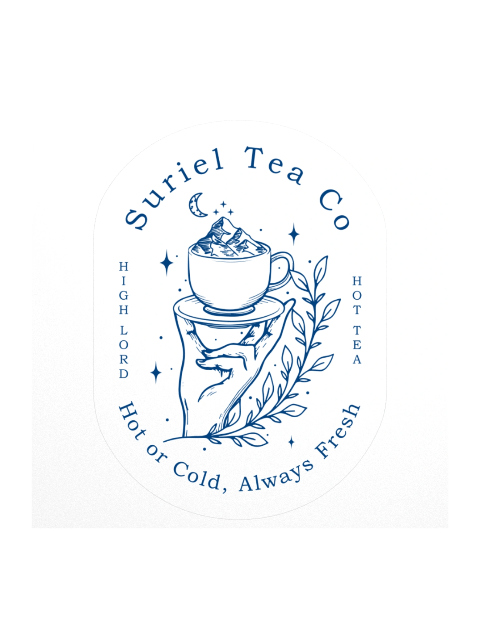 The Suriel Tea Co Suriel Tea Company Spill The Tea Velaris ACOTAR Symbol Sticker 1WH2 product image (1)