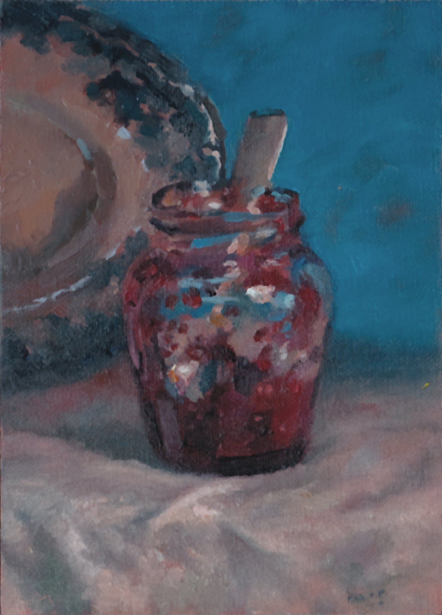 171112 Jar of Sunshine Still Life. Original Study Artwork. product image (1)