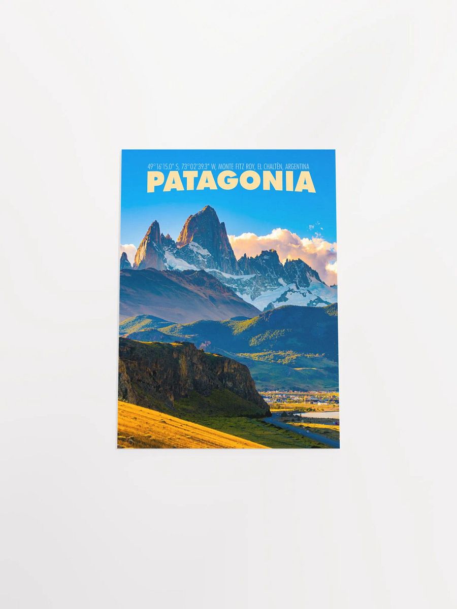 Vintage-Style Patagonia Travel Poster product image (1)