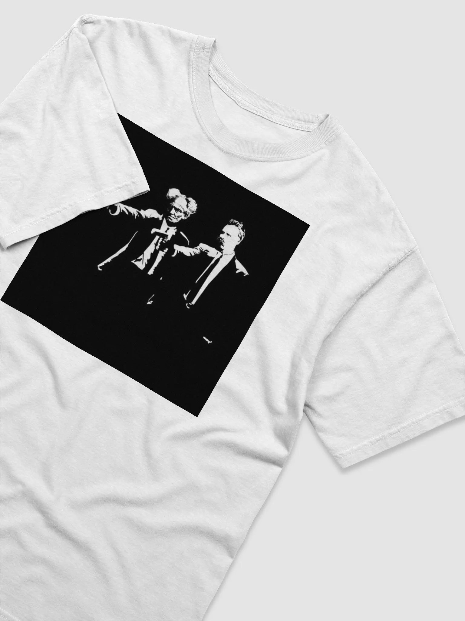 Schopenhauer and Nietzsche - Fun Philosophy Shirt killing stupidity product image (3)