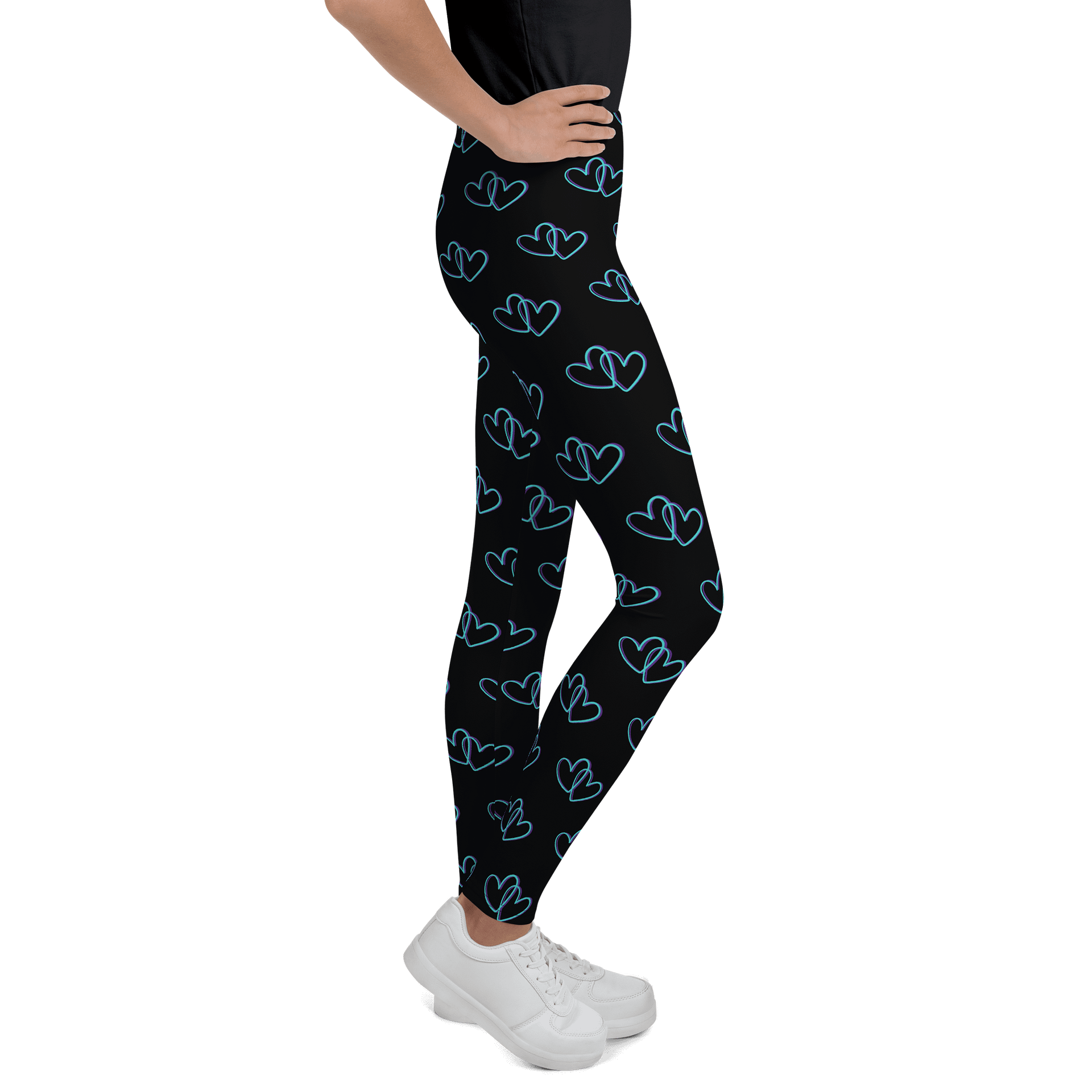 Black Heart Youth Leggings product image (5)