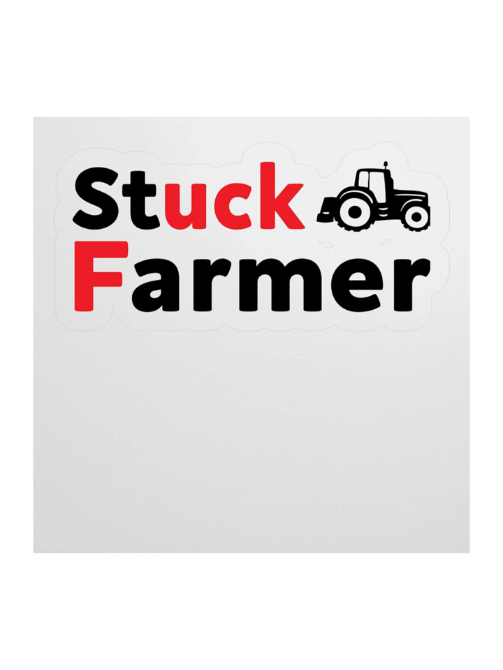 Stuck farmer stickers product image (3)