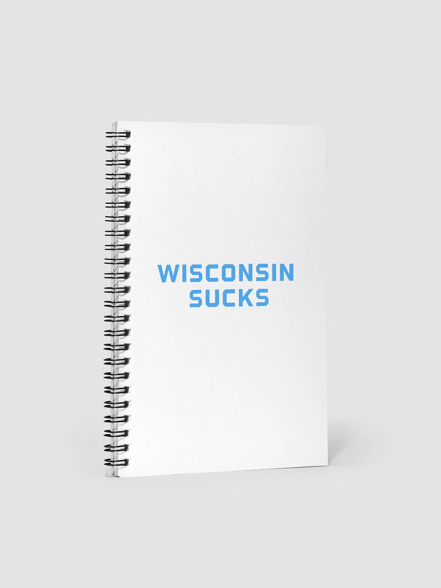 Wisconsin Sucks Spiral Notebook product image (1)