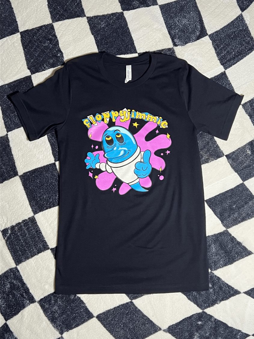 "Blue Guy in Space (Thumbs up!)" FIRST SHIRT EVER RELEASED !!! product image (3)