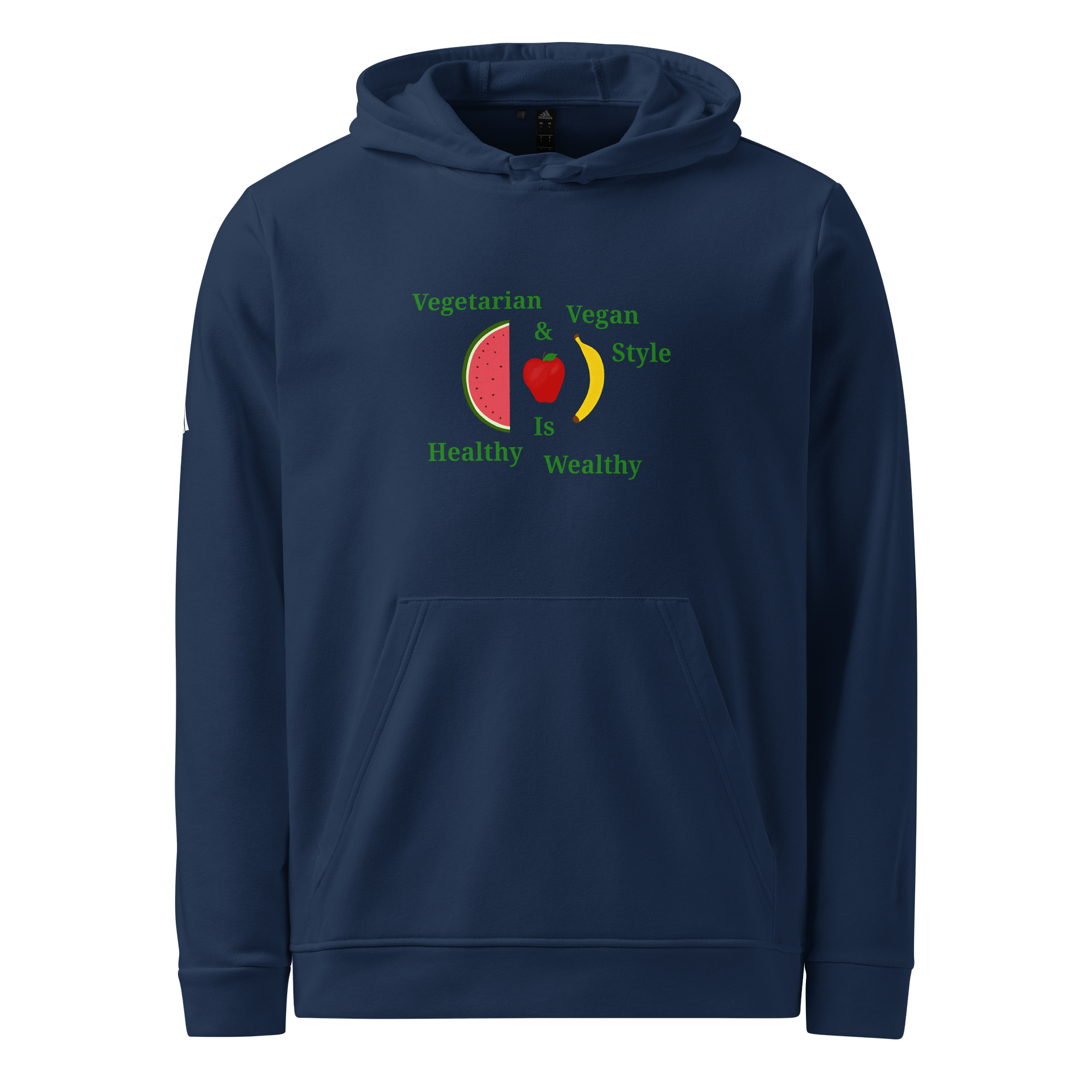 Healthy Is Wealthy Vegan Hoodie product image (1)