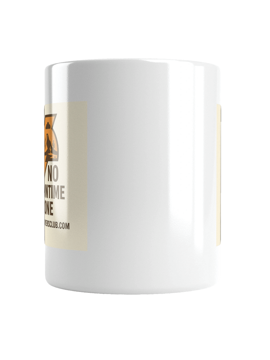 White "No Downtime Zone Mug" for Nevada Players product image (6)