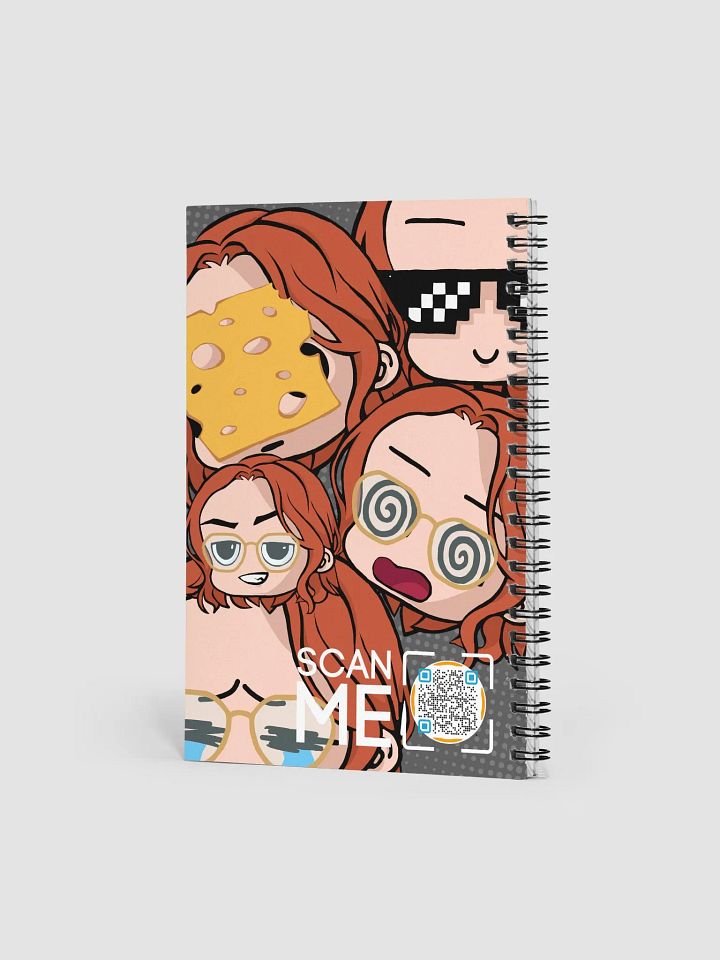 Cheesy Notes Spiral Notebook product image (2)