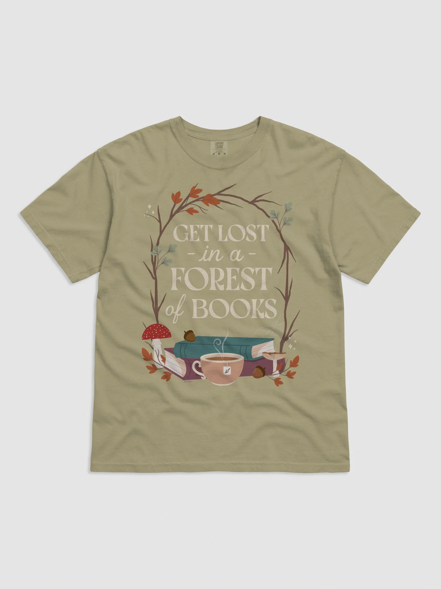 Get Lost in a Forest of Books Heavyweight T-shirt product image (1)