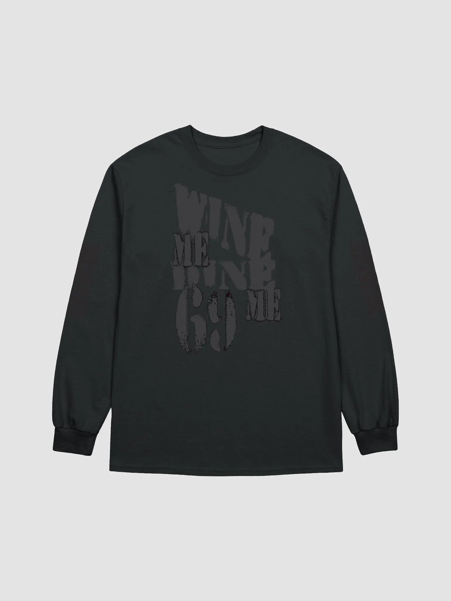 Wine Me - BLACK | Gildan Ultra Cotton Long Sleeve T-Shirt product image (4)