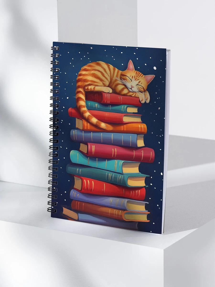 Things I Love - Cats & Books Spiral Notebook product image (4)