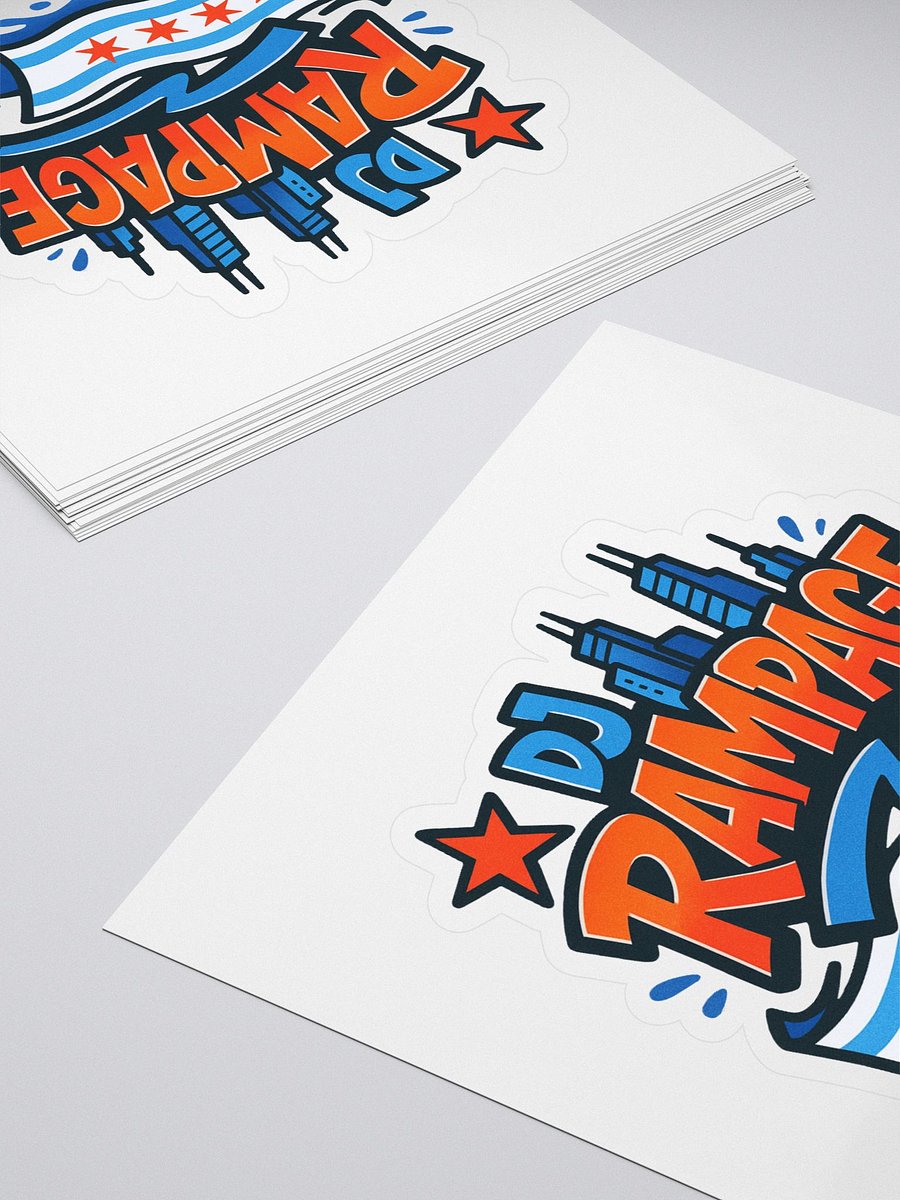 DJ RAMPAGE CHICAGO STICKER product image (4)