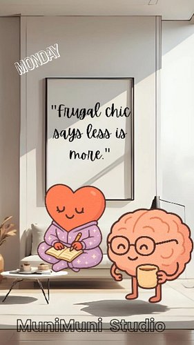 ✨ Less is more. Even Heart agrees. #FrugalChic is all about making smart choices with style.
💡 Just like in life—quality over...