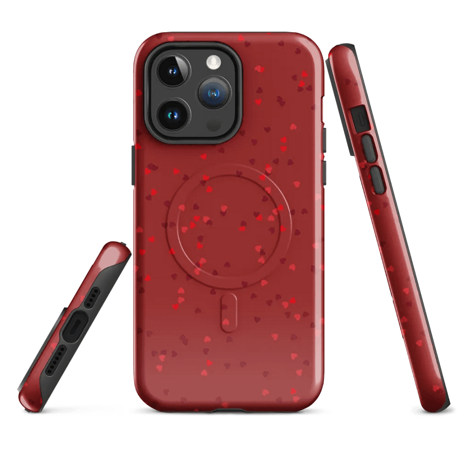 Red Hearts MagSafe® Tough Case product image (4)