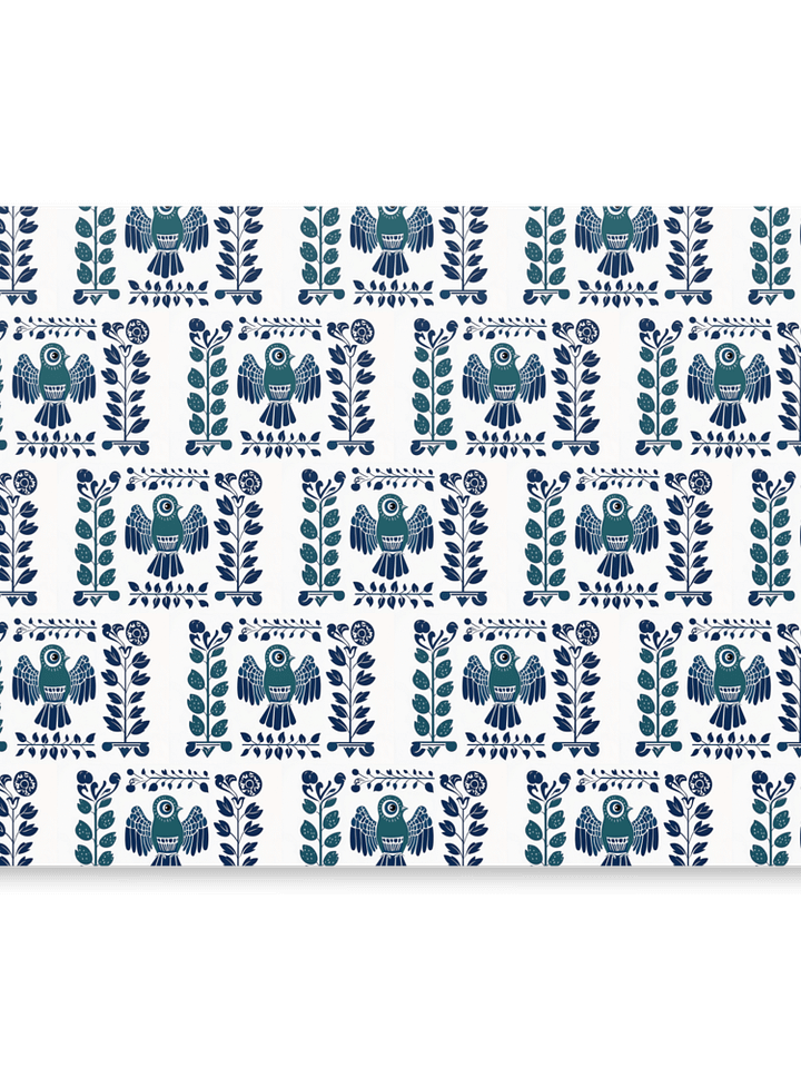 Folk Art Bird Wrapping Paper – A Touch of Tradition product image (2)