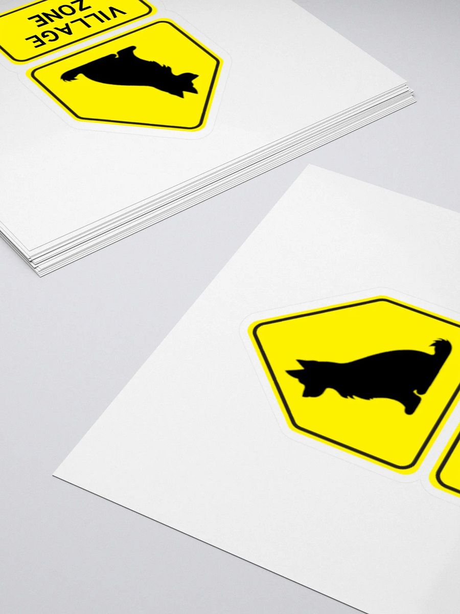 Village Zone Sign Sticker product image (11)