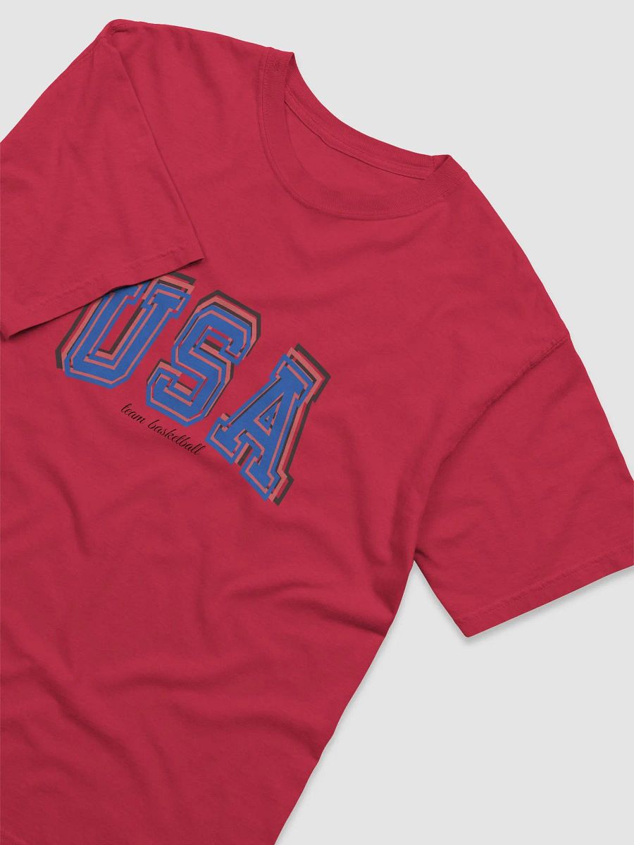 Patriotic USA Block Font Tee product image (35)
