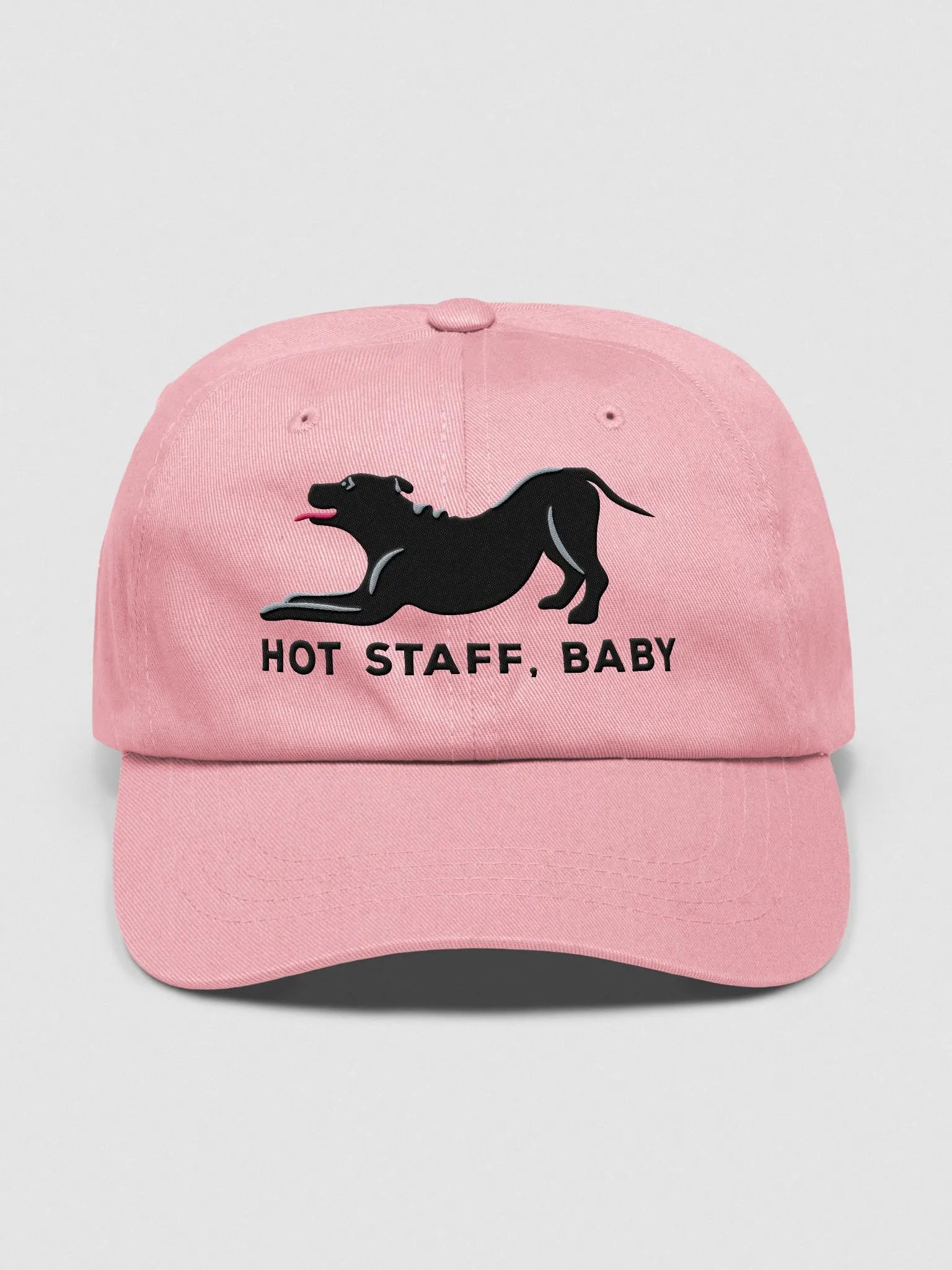 Hot Staff, Baby Classic Dad Hat(Embroidered) of a Staffordshire Terrier(Black) product image (25)