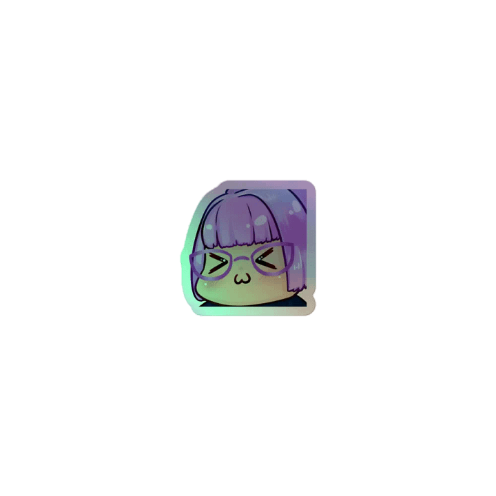 SO CUTE! holographic sticker product image (1)
