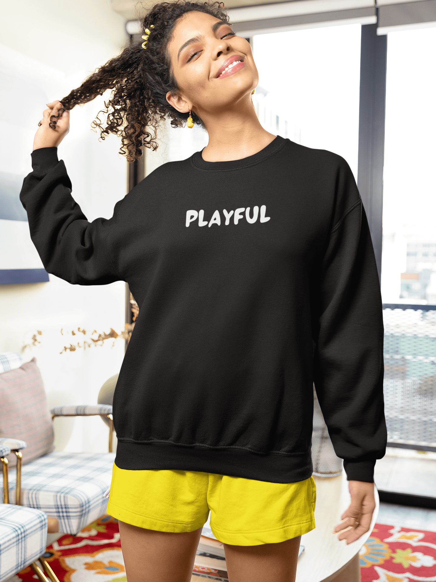“Playful” My Vibe Crewneck Sweatshirt #2 product image (1)