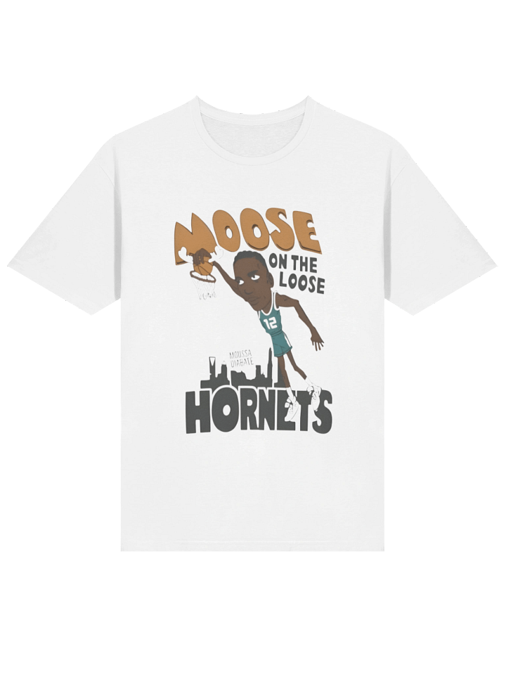 Moose On The Loose Hornets Moussa Diabate Shirt product image (2)