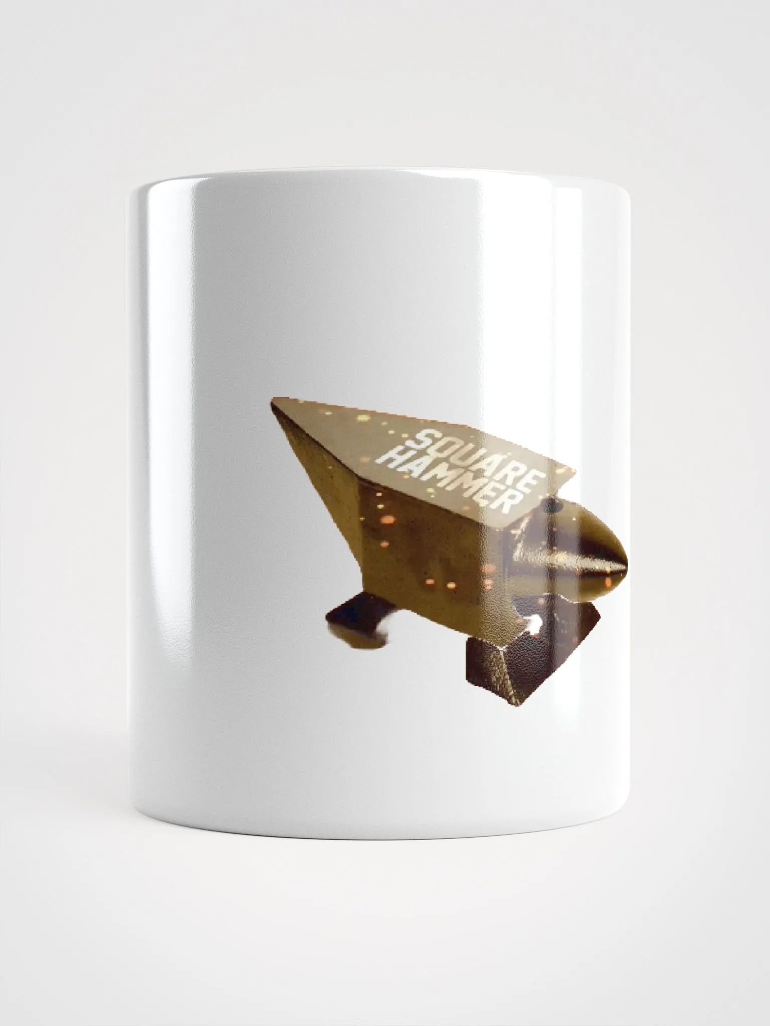 Square Hammer Anvil White Mug product image (9)