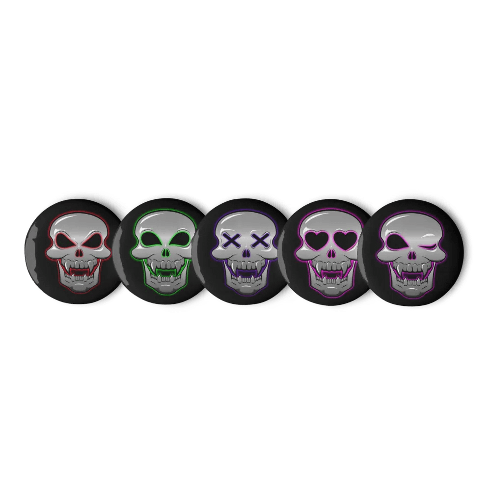 Skull Emote Buttons Set product image (4)