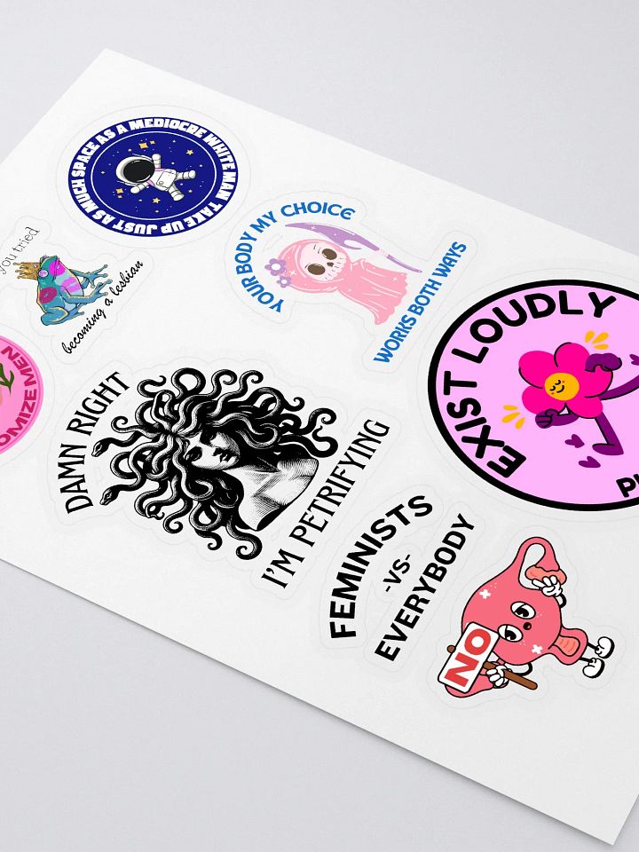 Feminist Motivation Sticker Sheet product image (2)