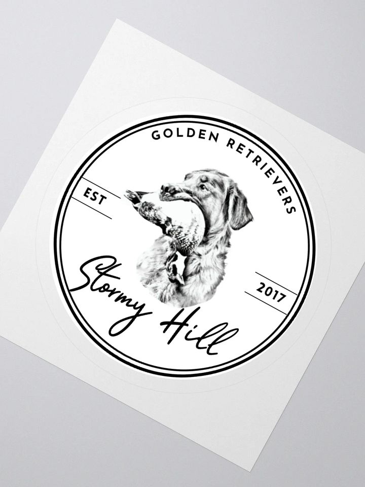 Stormy Hill Golden Retrievers Stickers product image (4)